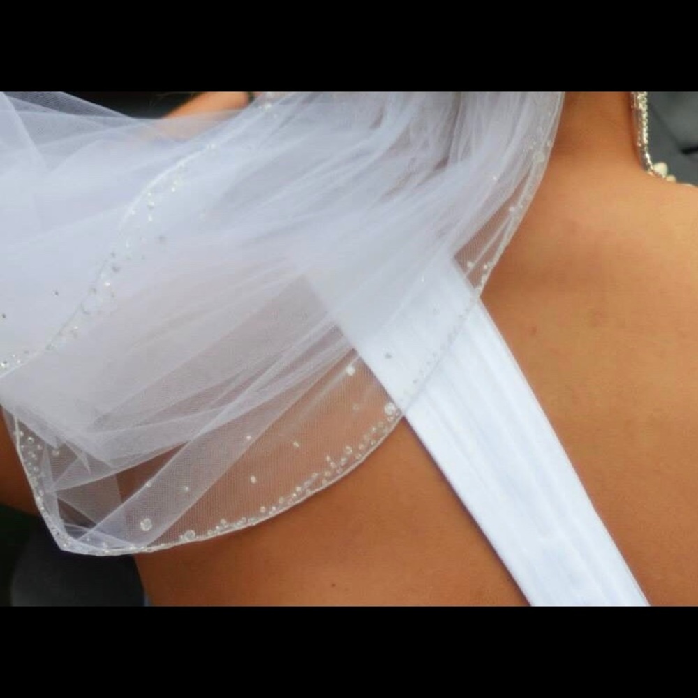 White Jeweled Veil